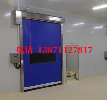 正镶白拉链密封快速卷帘门